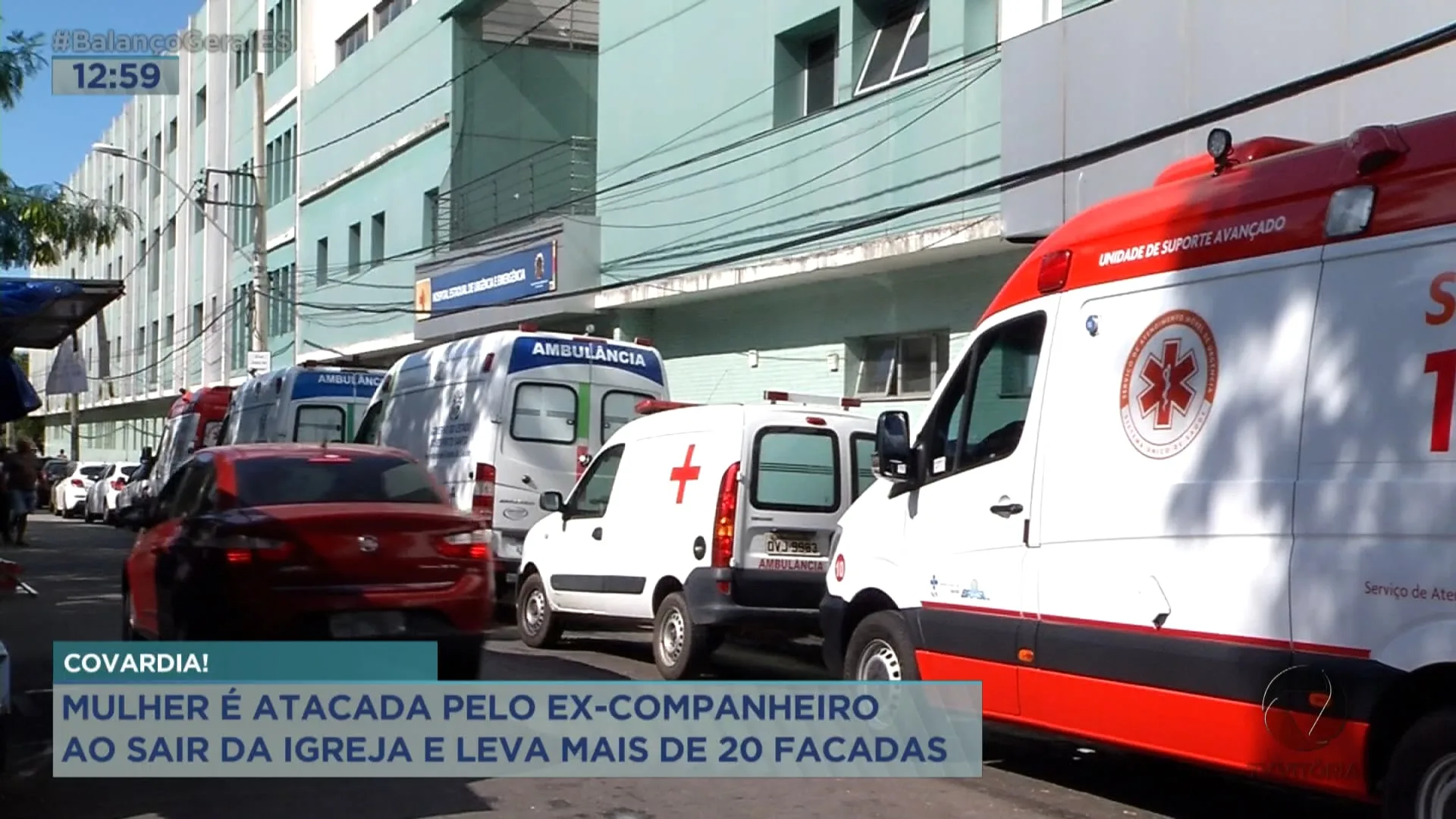 Mulher é atacada pelo ex-companheiro ao sair de igreja em Viana