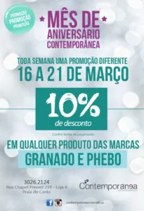 promoção Contemporânea