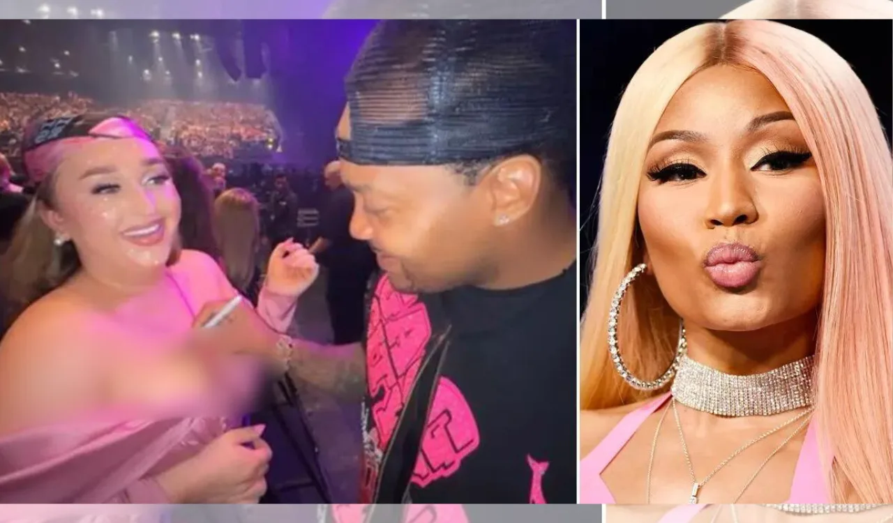 Após polêmica prisão, Nicki Minaj ameaça demitir DJ de sua banda que autografou seio de fã