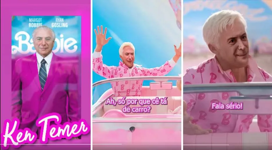 Temer apaga vídeo em que se "veste" de Ken e brinca com mesóclise: "Barbie-me-ei"