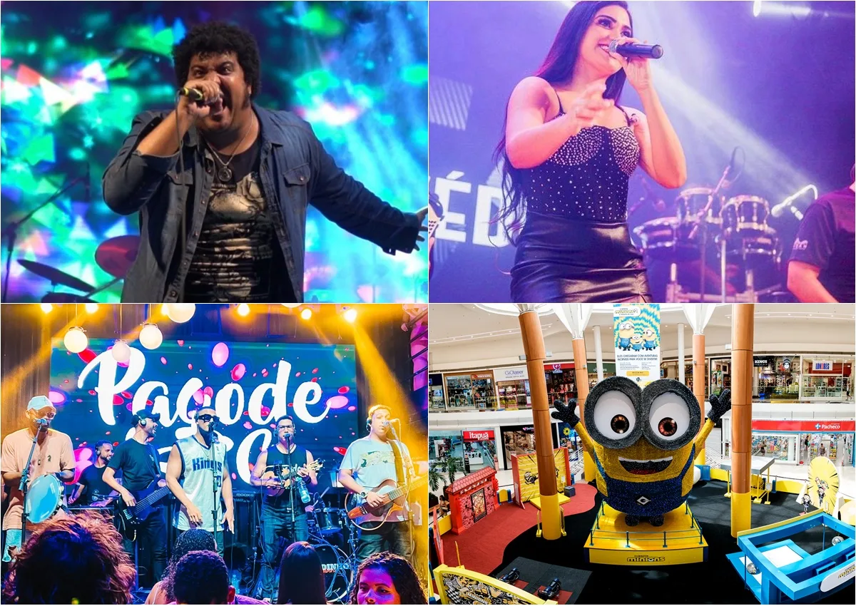 Festas, shows e atração para as crianças. Confira a Agenda Cultural