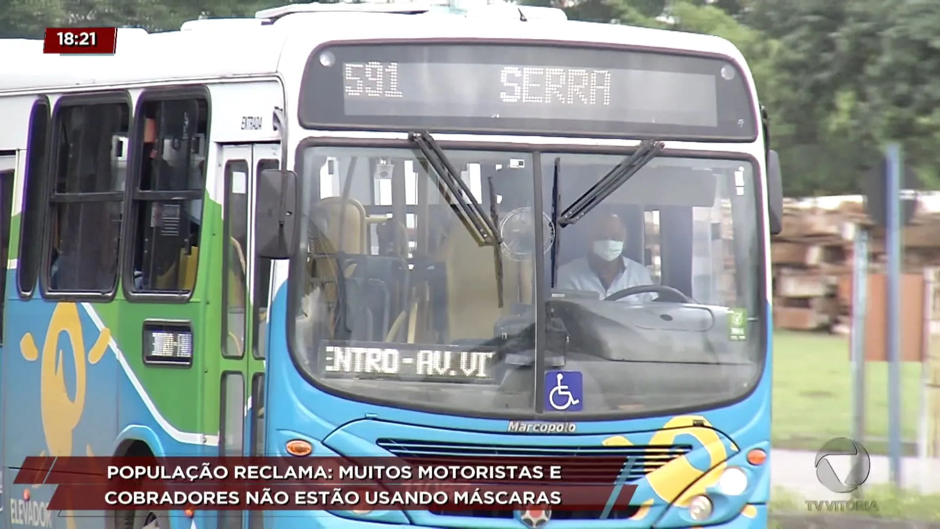 População reclama que muitos motoristas e cobradores não estão usando máscaras