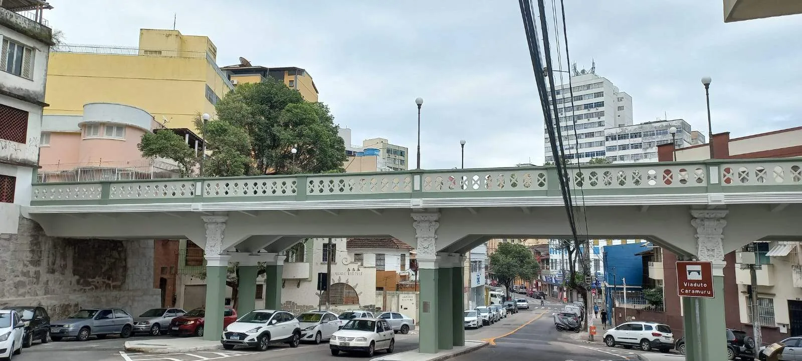 Viaduto Caramuru. Foto Tiago Alencar (Folha Vitória).