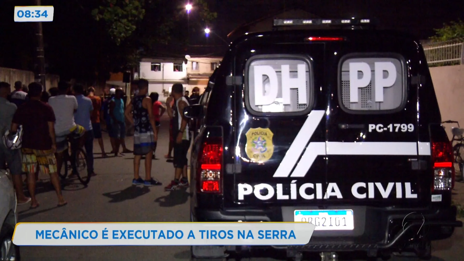 Mecânico é executado a tiros na Serra