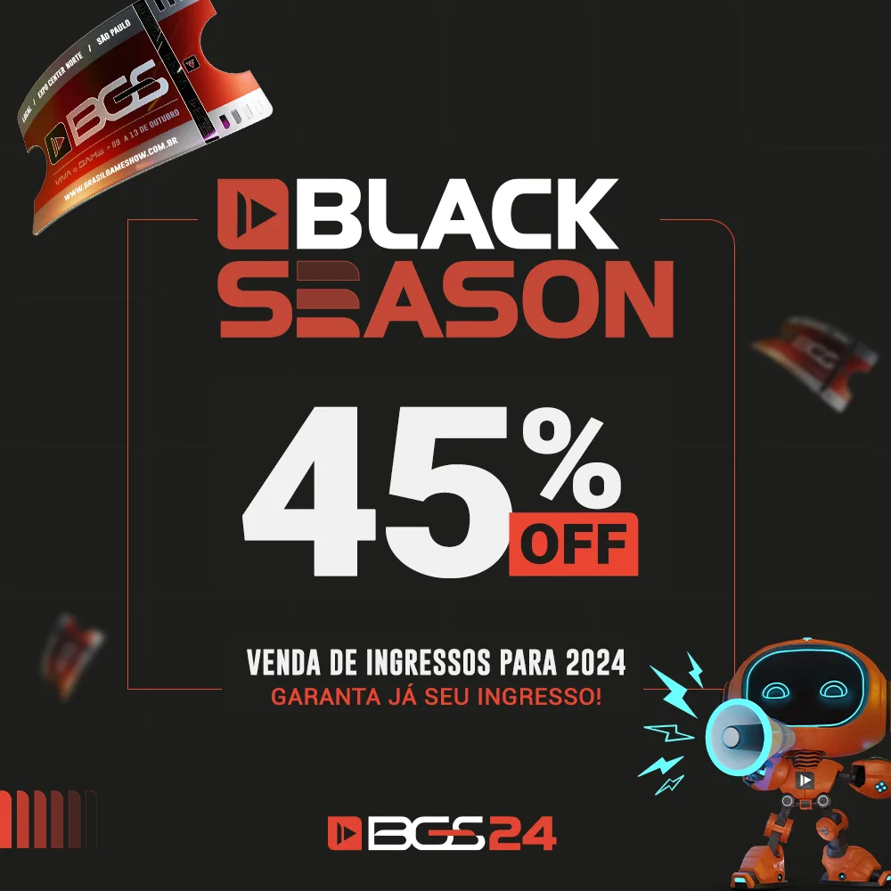 Brasil Game Show 2024 tem ingressos sendo vendidos já nesta Black Friday