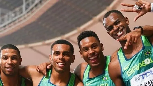 Brasil quebra recorde sul-americano nos 4x100m e termina em 4º lugar no Mundial