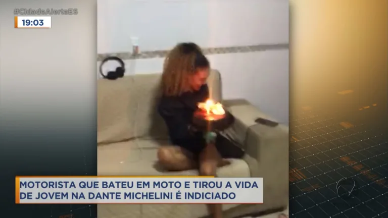 Indiciado motorista que provocou acidente que matou jovem