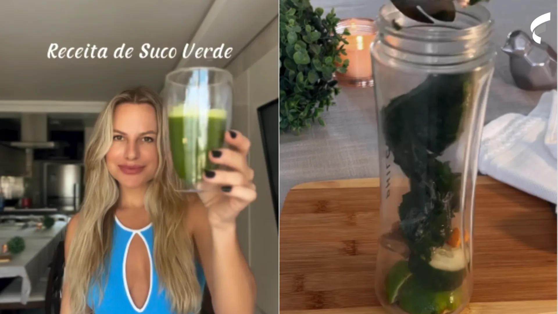 Receita detox! Suco verde é anti-inflamatório e não quebra jejum