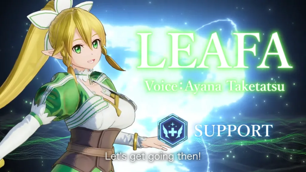 SWORD ART ONLINE Fractured Daydream revela o trailer de Leafa