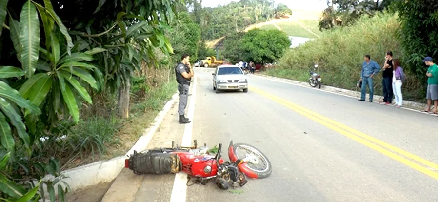 Motociclista de 25 anos morre em acidente no interior do Espírito Santo