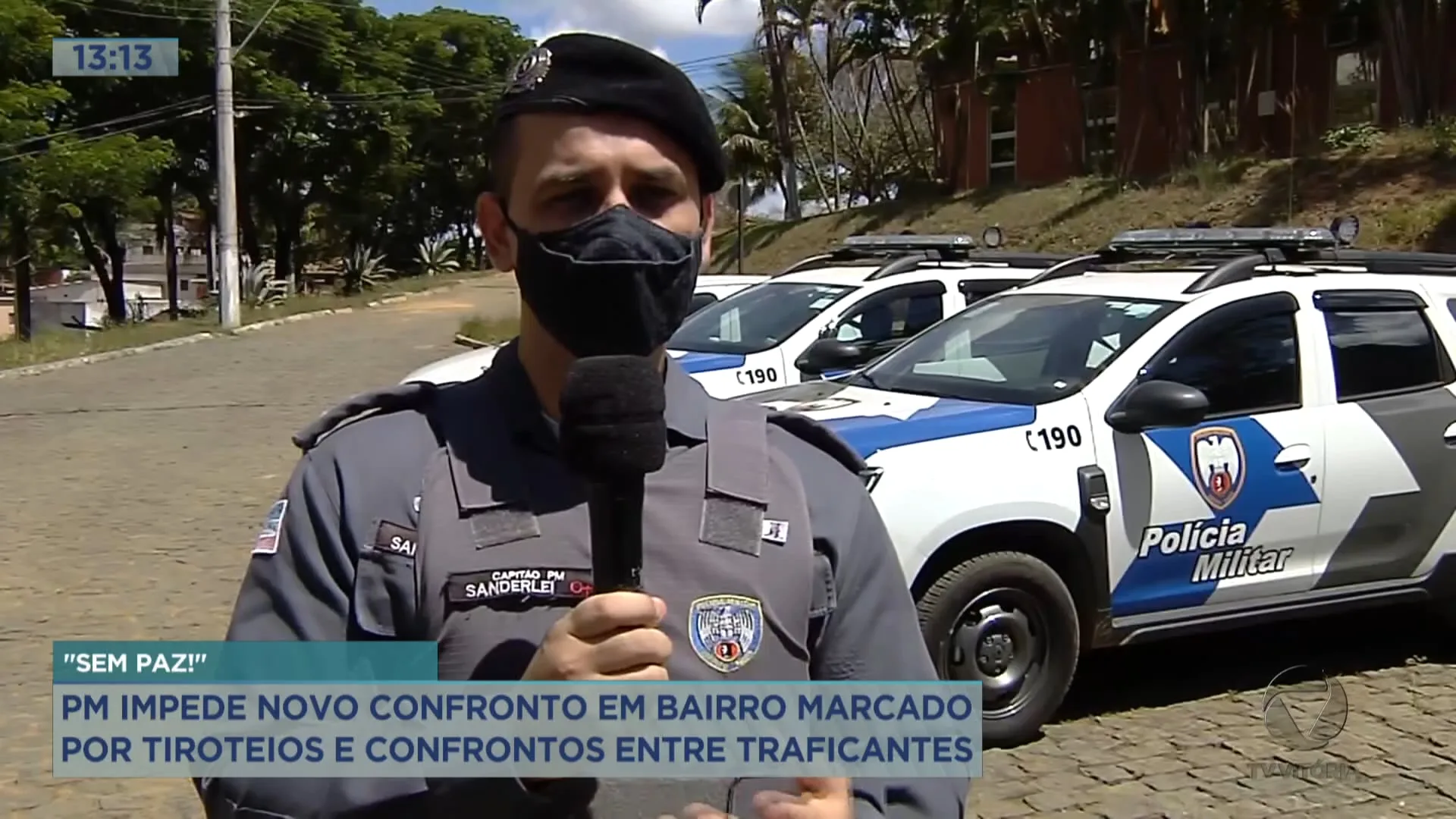 Clima tenso no Bairro Aparecida, em Cariacica