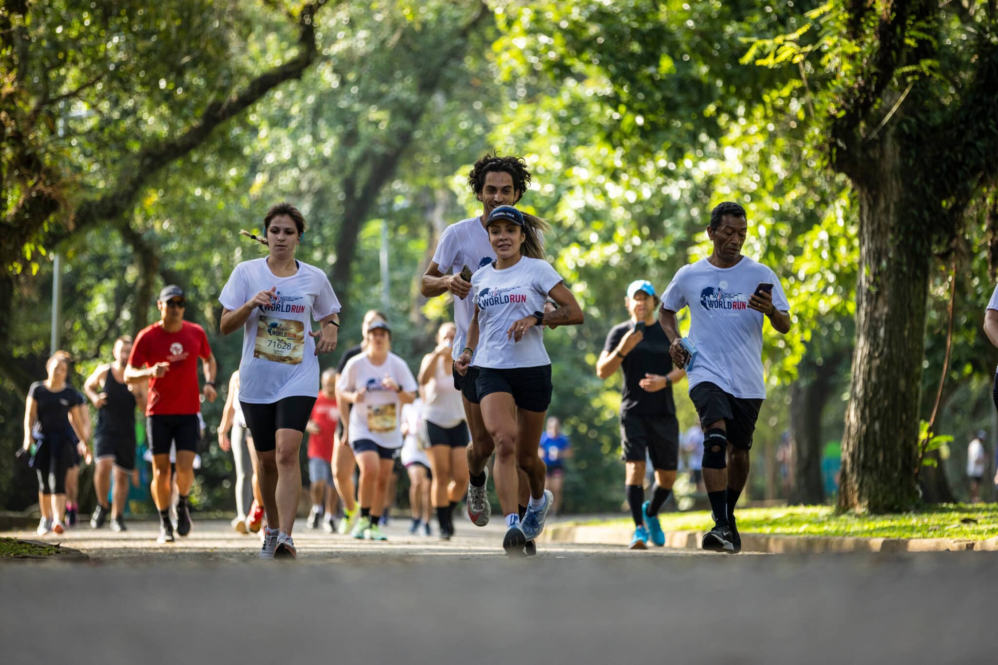 Participants perform during the Wings for Life World Run App Run Event in Sao Paulo, Brazil on May 07, 2023. // Fabio Piva for Wings for Life World Run // SI202305070710 // Usage for editorial use only //