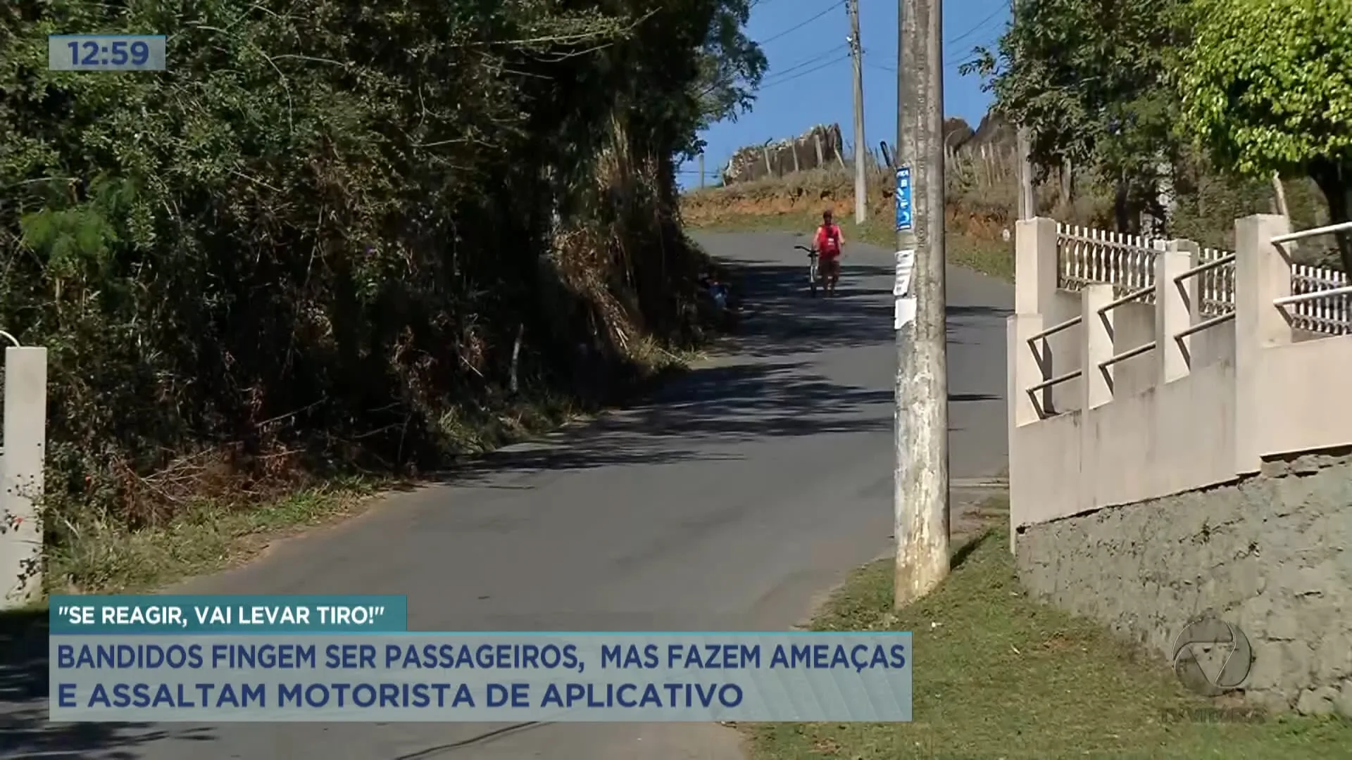 Motorista de aplicativo é assaltado em zona rural de Cariacica