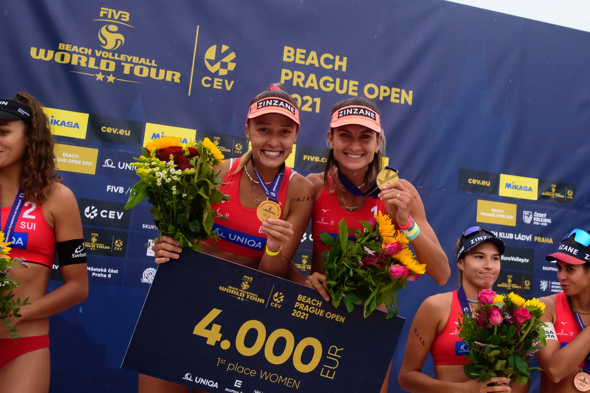 Capixabas Elize Maia e Thâmela conquistam Circuito Mundial de Vôlei de Praia na República Tcheca