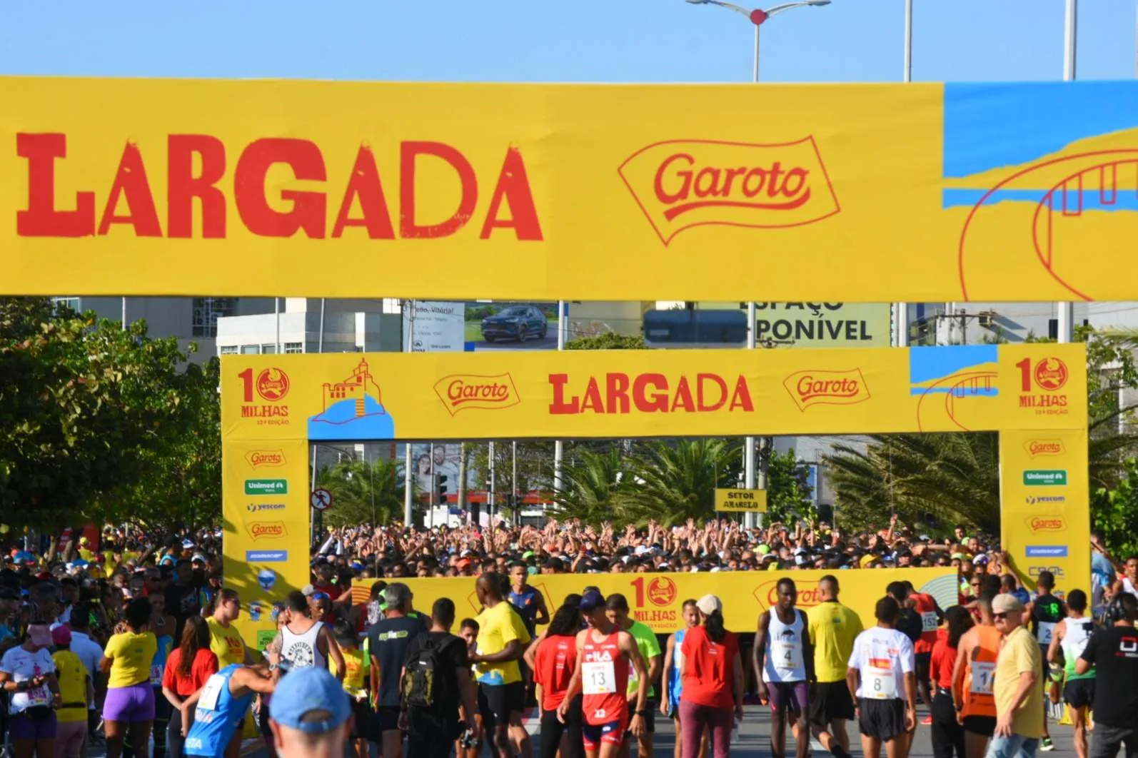 Corrida 10 Milhas Garoto de 2023. Foto: Thiago Soares/Folha Vitória