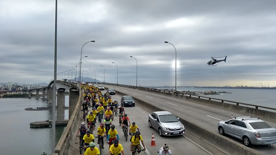 Terceira Ponte terá interdição neste domingo para 'Pedalaço pela Paz'