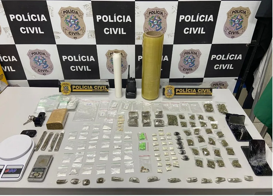 Suspeito de traficar "drogas premium" em bairros nobres de Vila Velha é preso