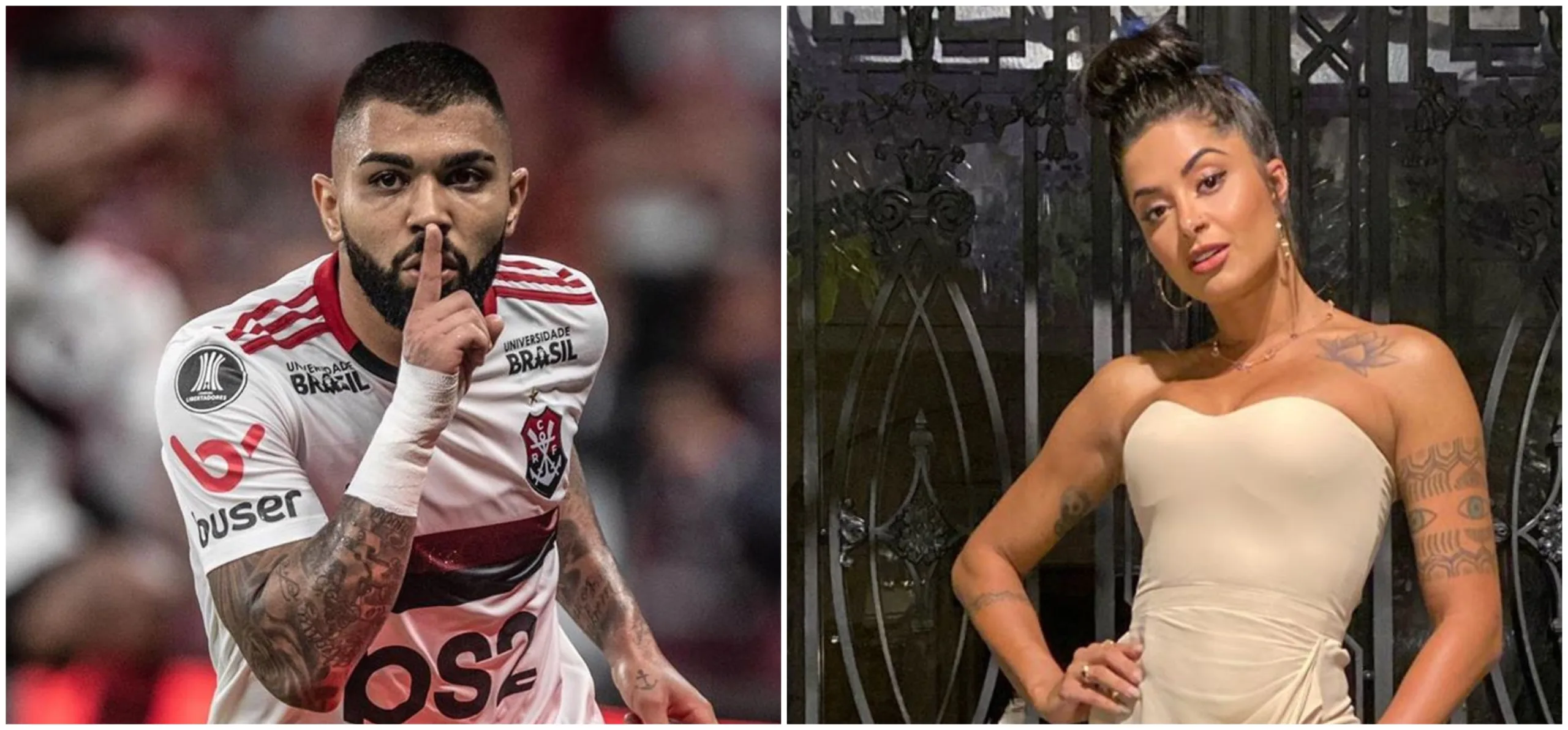 Climão! Faustão pergunta a modelo Aline Riscado sobre namoro com jogador Gabigol