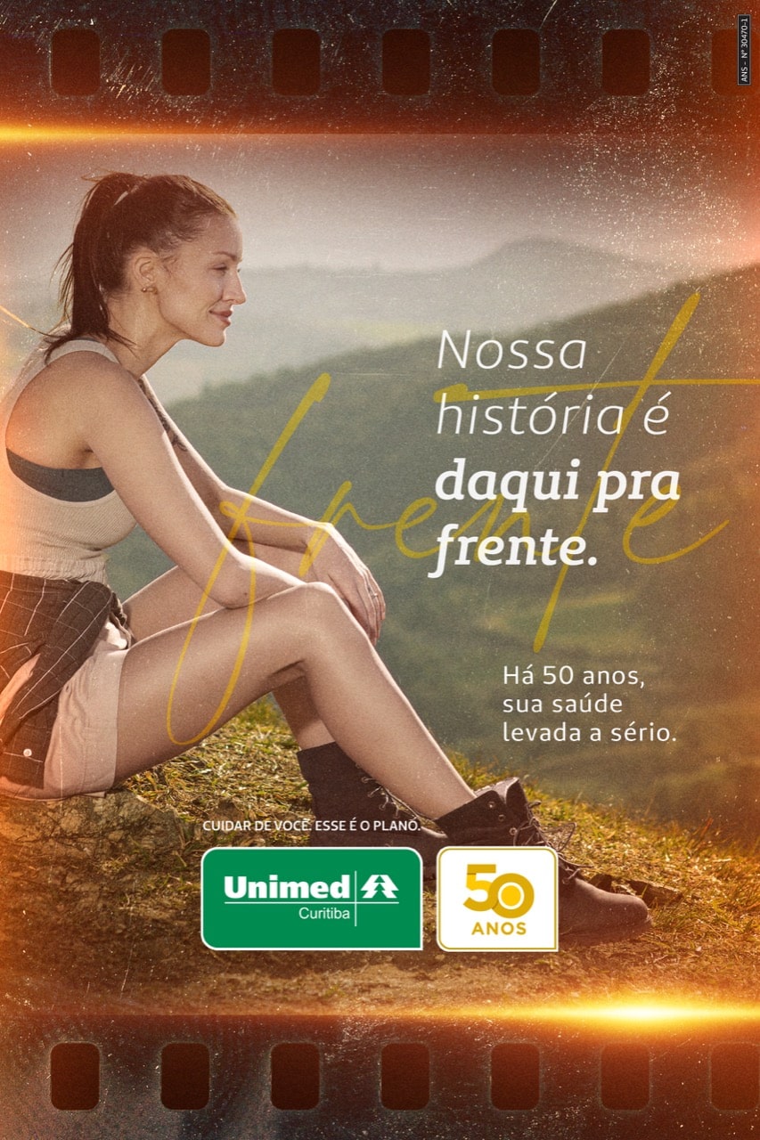 Campanha marca os 50 anos da Unimed Curitiba em agosto