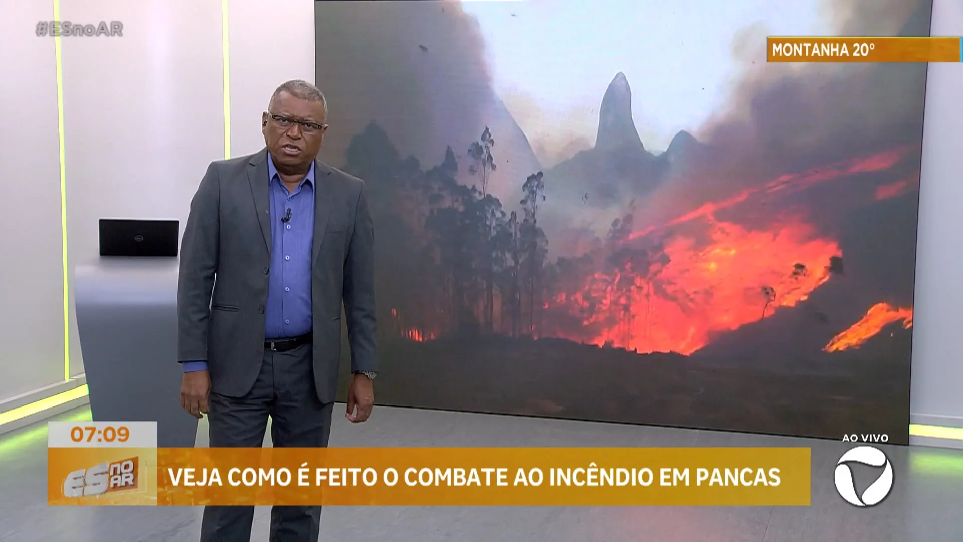 Veja como é feito o combate ao incêndio em Pancas