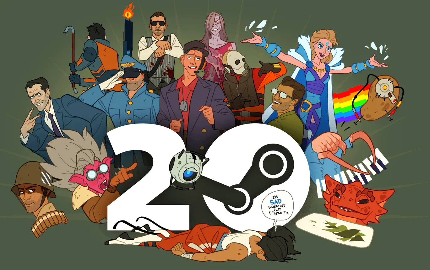 Steam completa 20 anos de história e celebra com promoções especiais