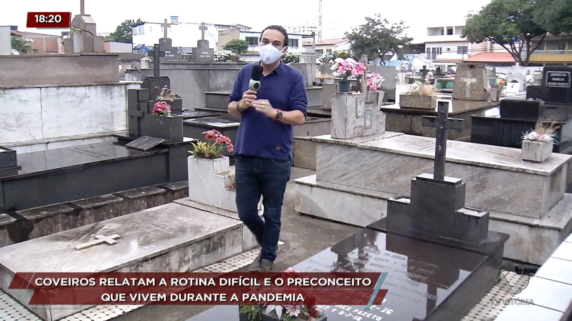 Coveiros relatam a rotina difícil e o preconceito que vivem durante a pandemia