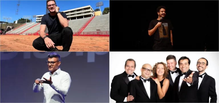 Da reflexão ao riso: Vitória terá apresentações de Deive Leonardo, Tiago Brunet, Rodrigo Marques e "Os Melhores do Mundo"