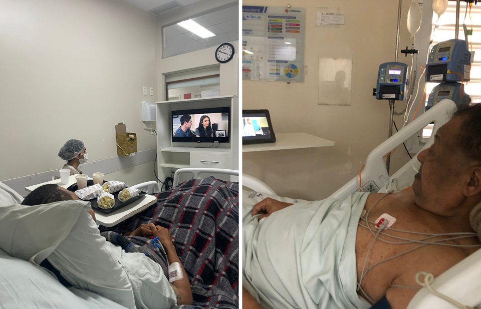 Cinema na UTI: hospitais do ES promovem humanização para pacientes internados