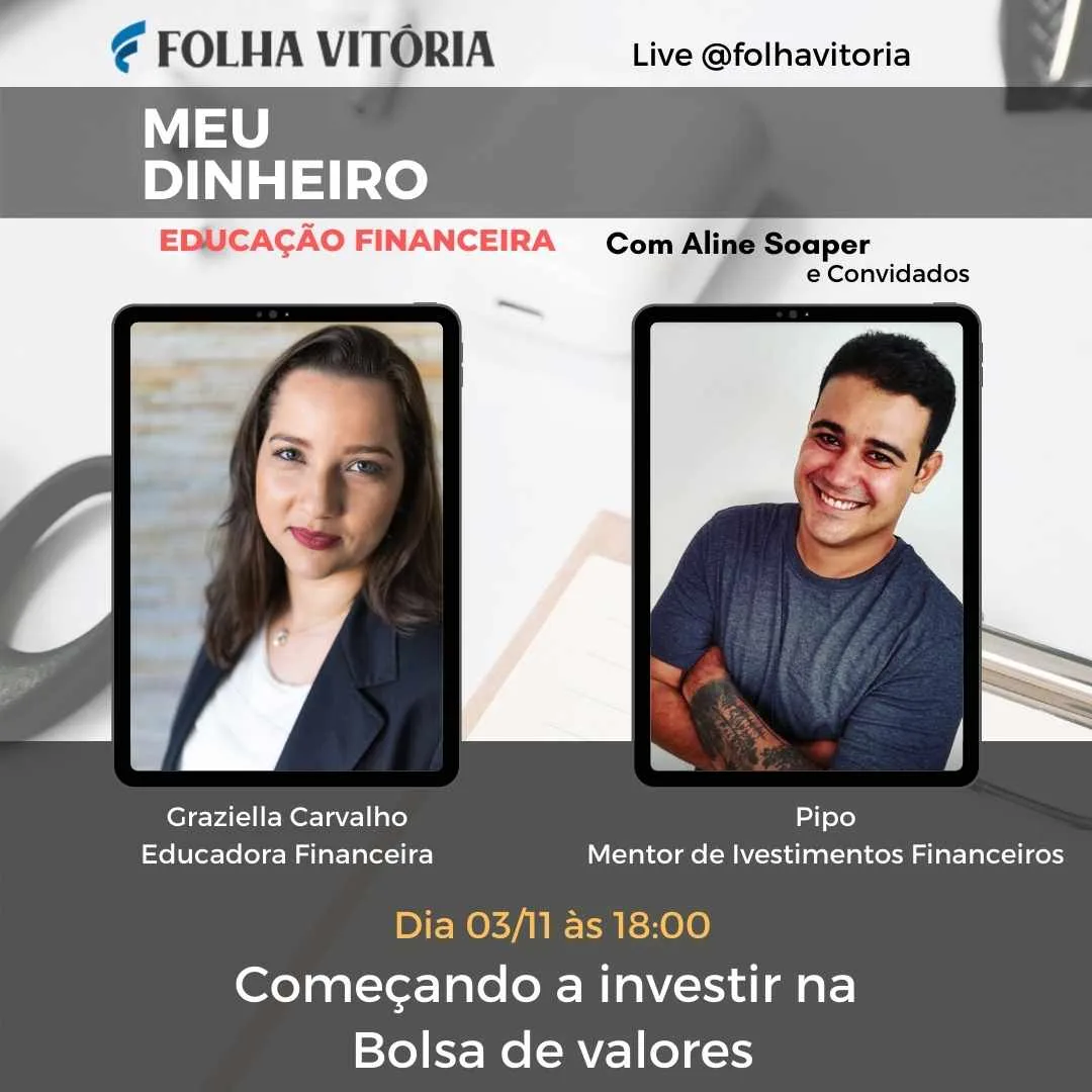 Live do Folha: dicas para começar a investir na bolsa de valores