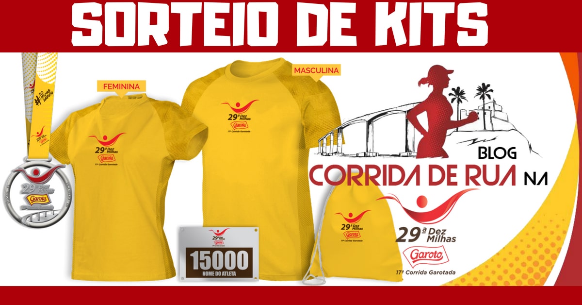 Sorteio: Concorra a kits da Dez Milhas Garoto, a maior prova de 16km do país!