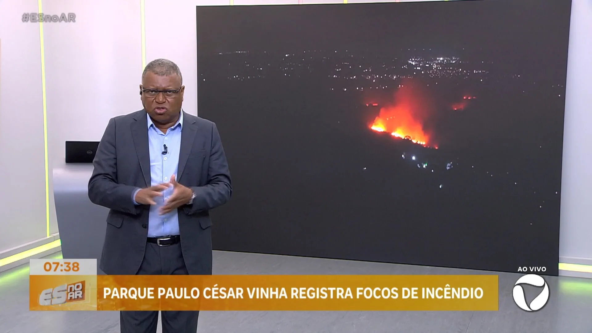 Incêndio atinge área de proteção ambiental