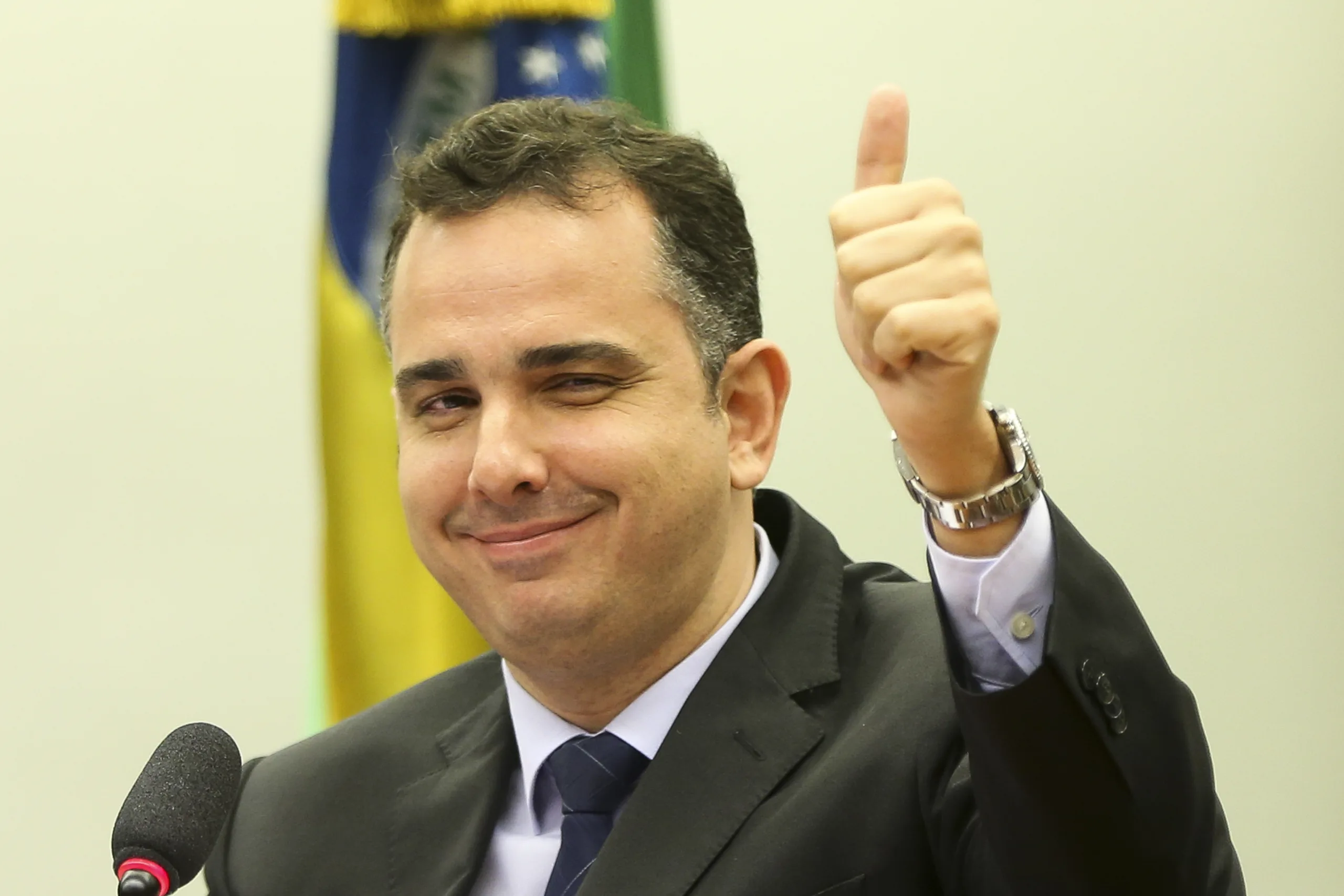 Brasília – O deputado Rodrigo Pacheco (PMDB-MG) é eleito presidente da Comissão de Constituição, Justiça e Cidadania da Câmara dos Deputados. (Marcelo Camargo/Agência Brasil)