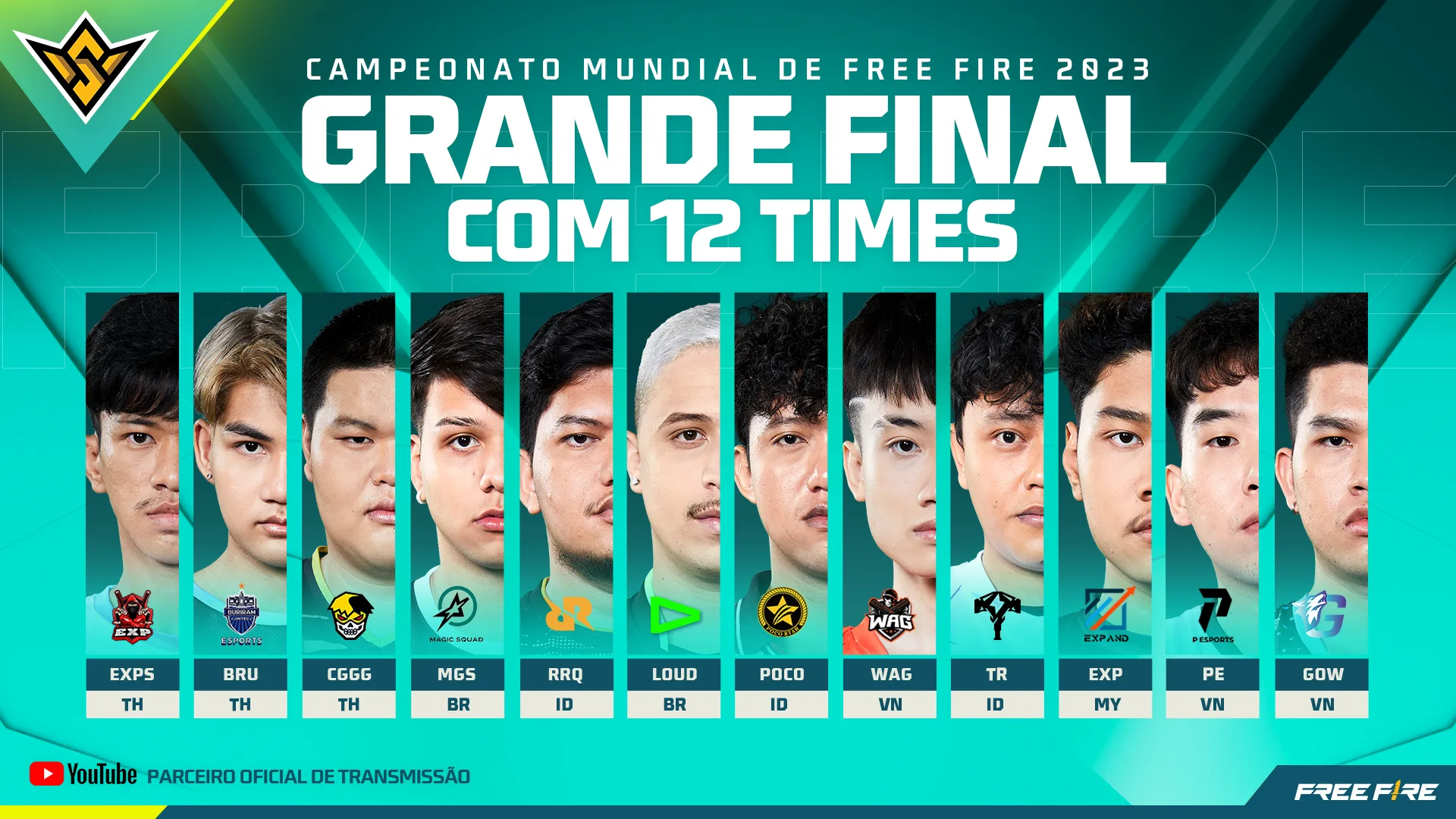 Mundial de Free Fire FFWS 2023 Bangkok culmina neste fim de semana