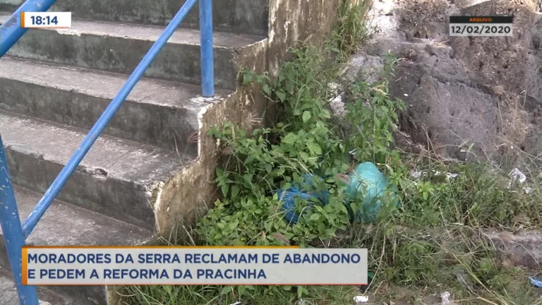 Moradores reclamam de abandono em pracinha e querem reforma