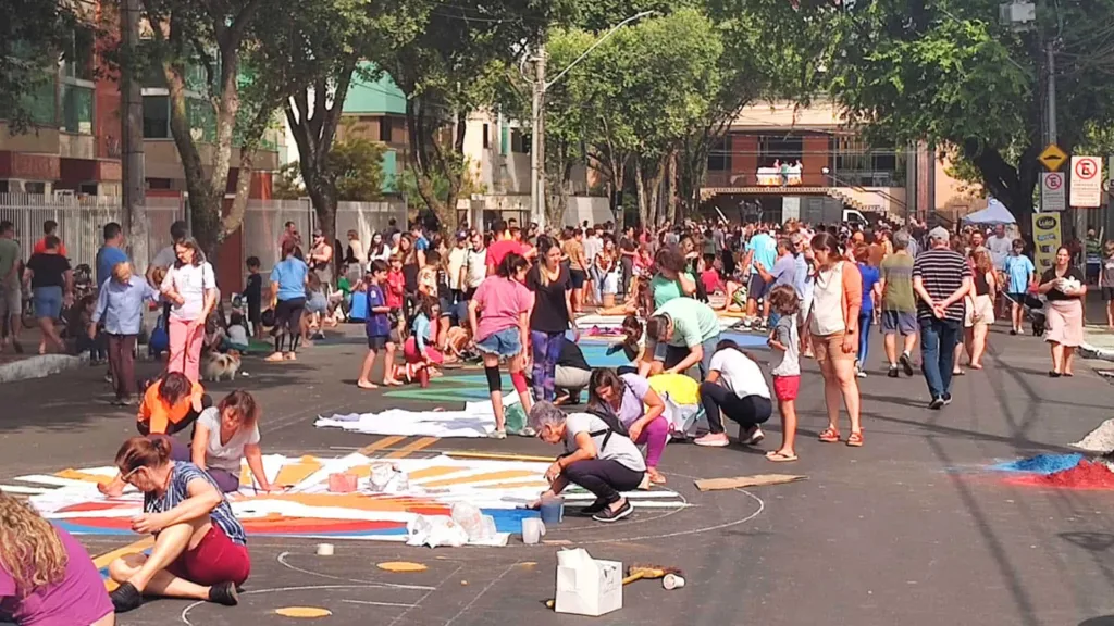 Um dia de celebração da família no Corpus Christi