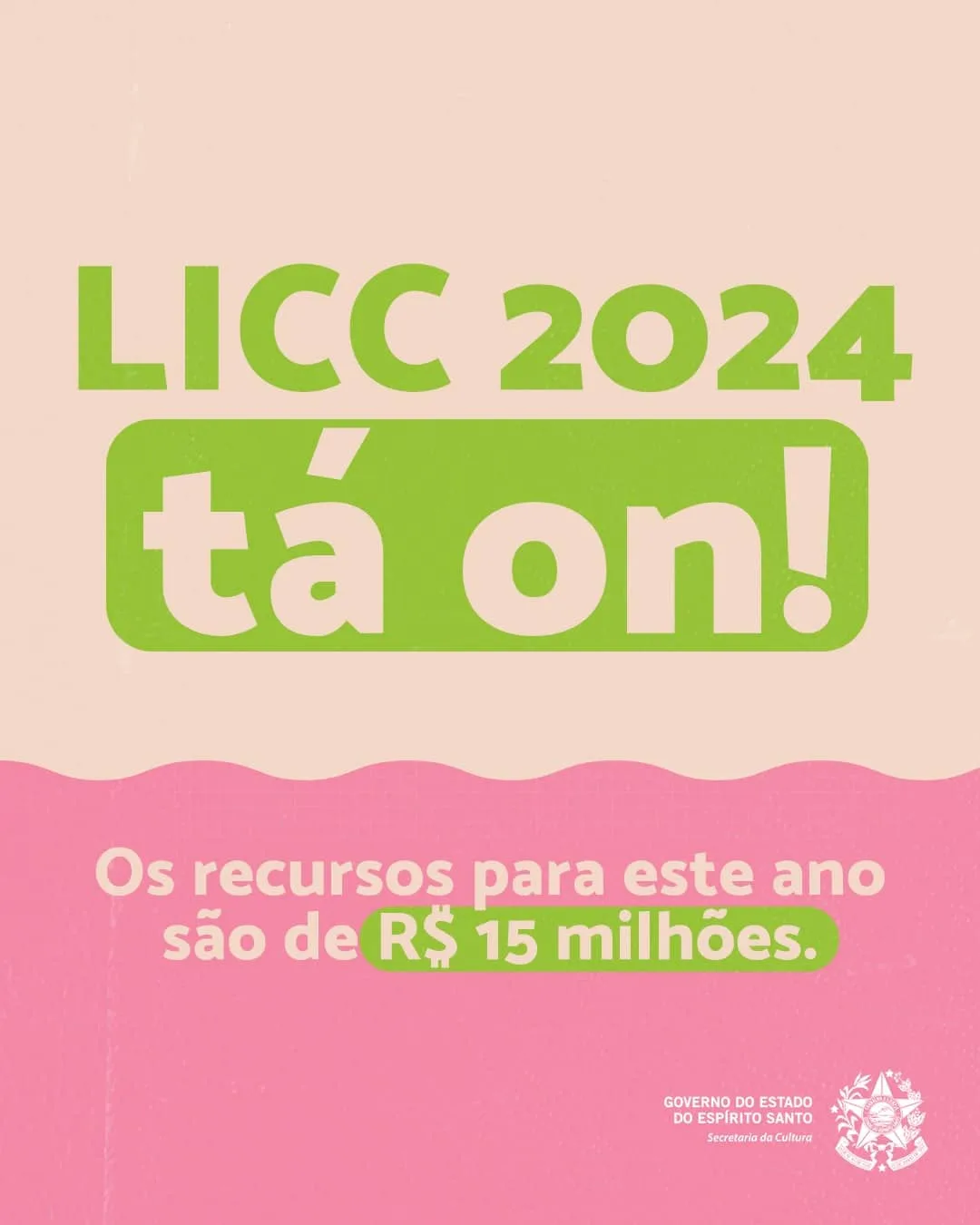 Inscrições abertas para o edital da LICC - Lei de Incentivo à Cultura Capixaba