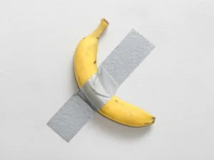 Banana na Parede: obra "Comedian", de Maurizio Cattelan