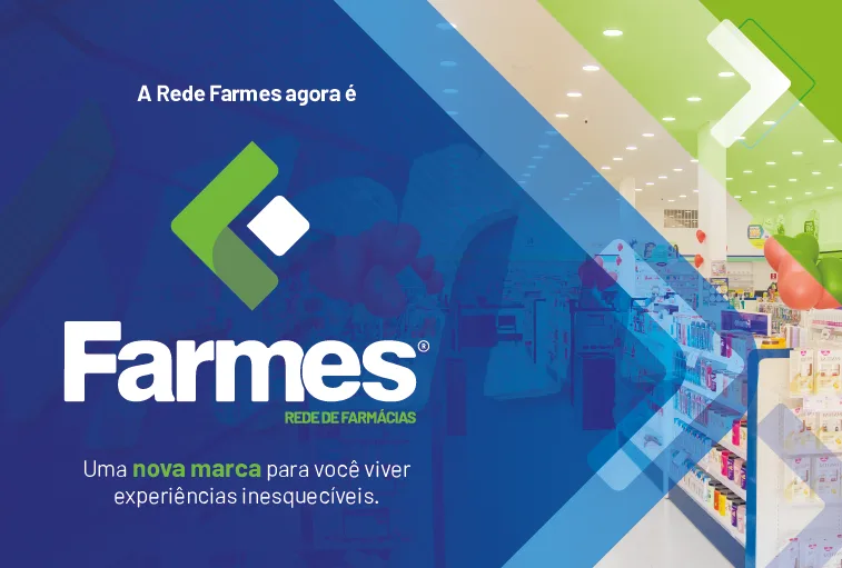 Rede Farmes atualiza sua marca e se torna “Farmes”