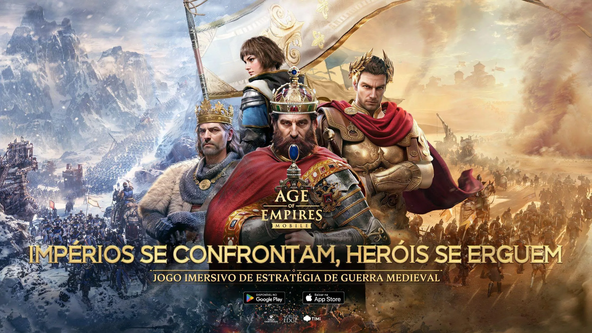 Age of Empires Mobile é lançado mundialmente