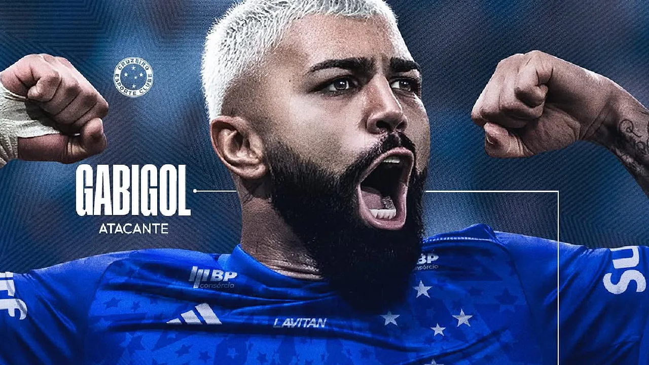 Gabigol é anunciado pelo Cruzeiro minutos após virada para 2025