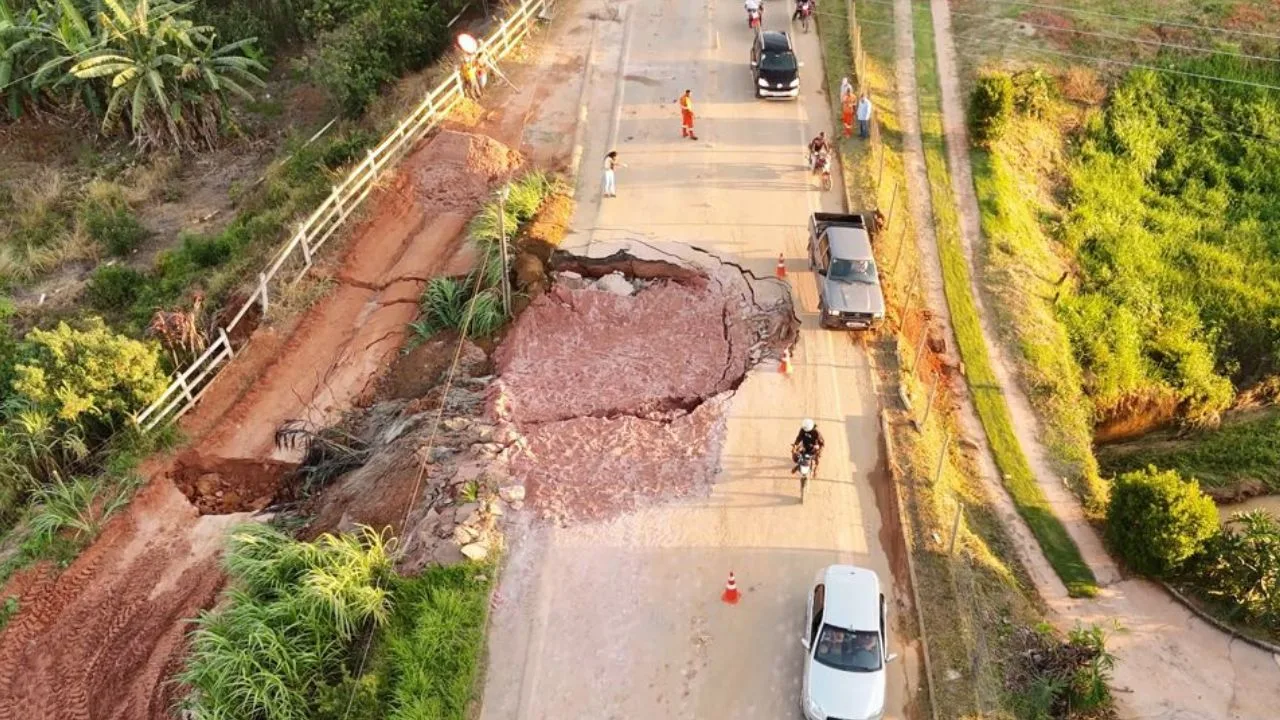 Foto: Reprodução / Defesa Civil de Iúna