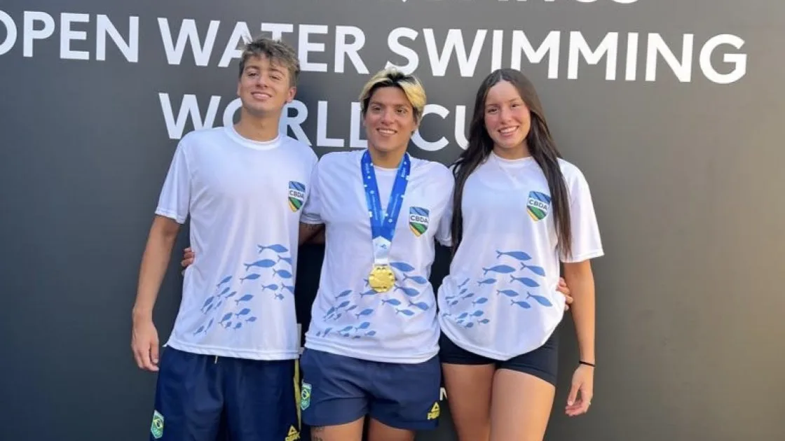 Ana Marcela é heptacampeã da Copa do Mundo de águas abertas