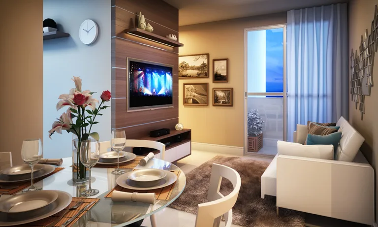 Opções de apartamentos compactos para os solteiros