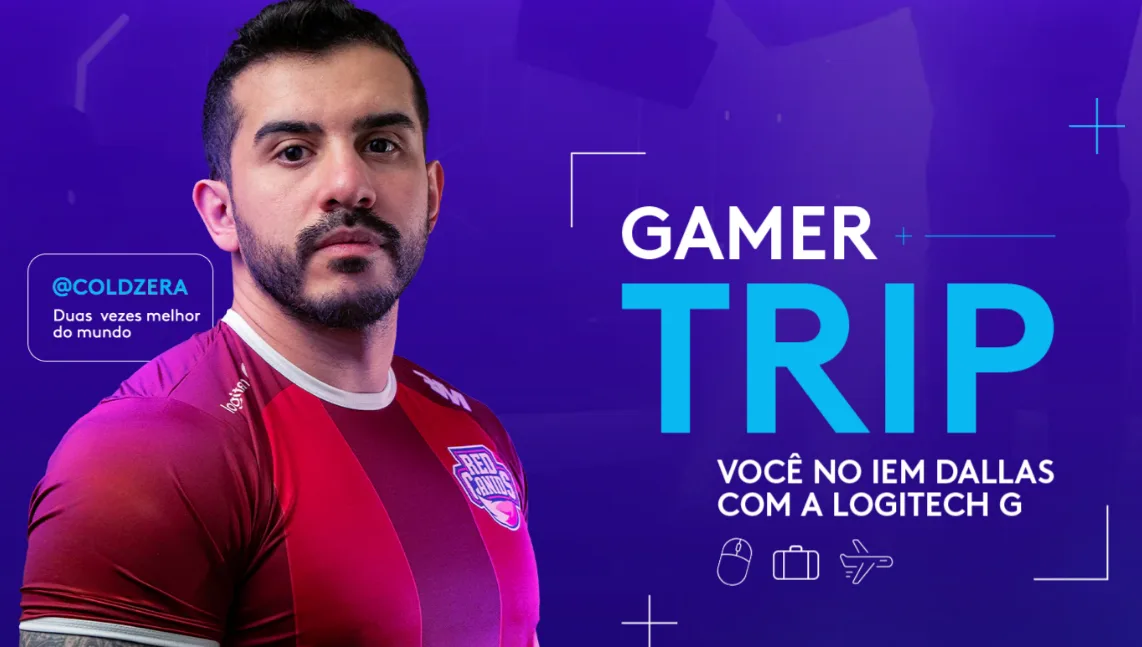 Logitech G: promoção “GAMER TRIP” e leva ganhador para o IEM Dallas 2025