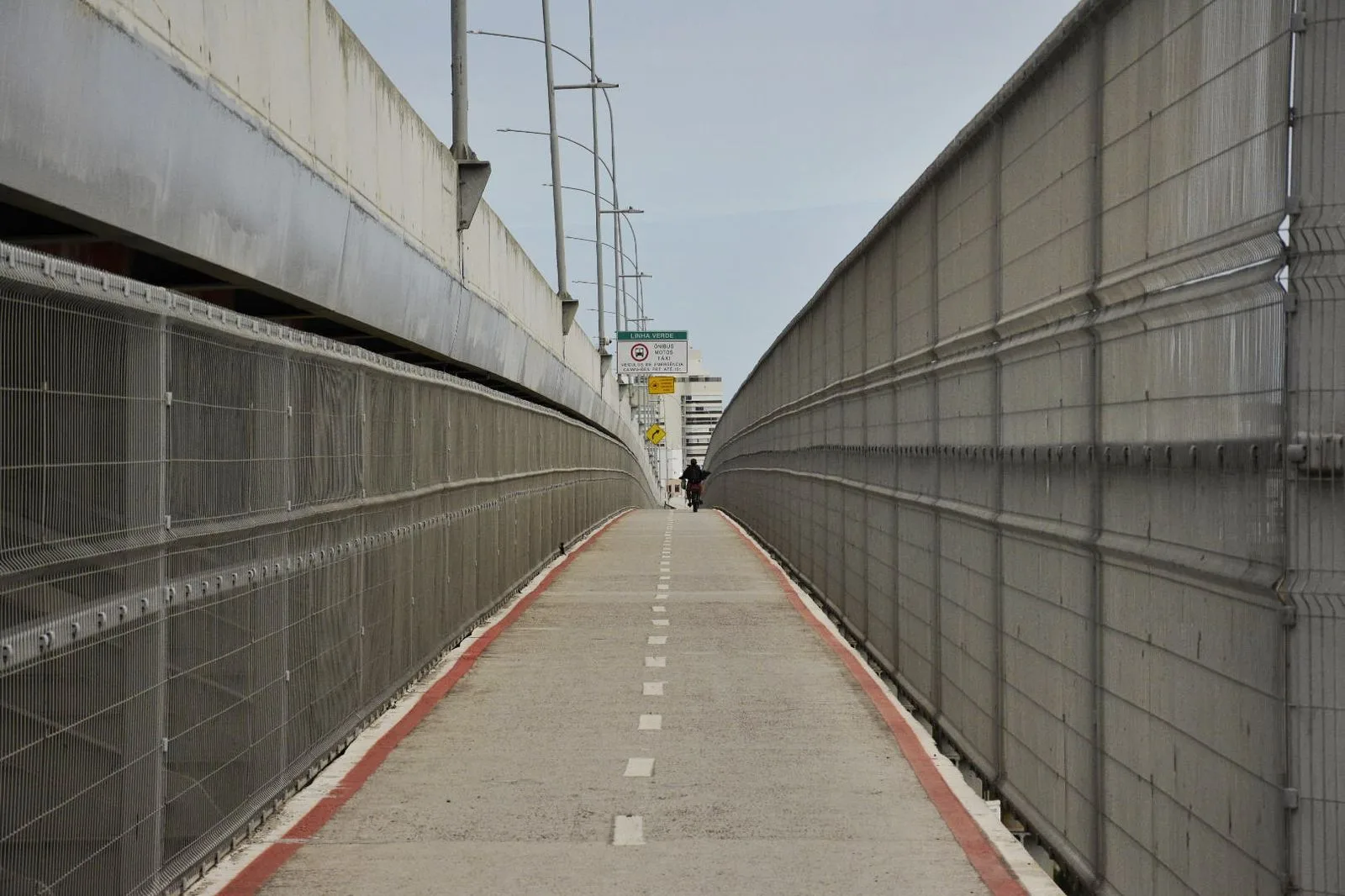 Ciclovia da Terceira Ponte terá alteração no tráfego para manutenção