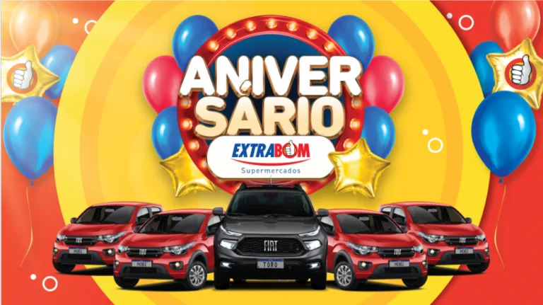 Aniversário Extrabom: compre e concorra a 5 super carrões!