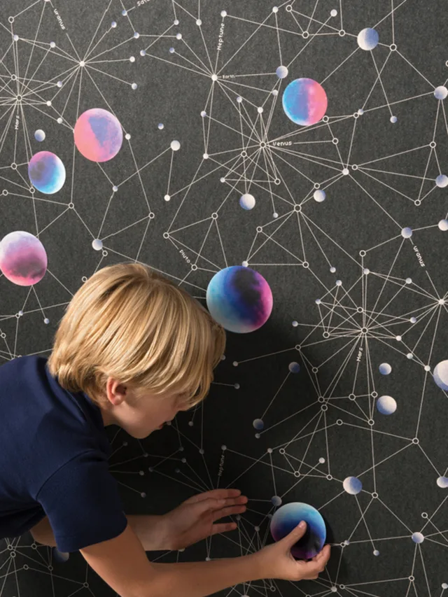 Decoração: Quarto infantil com vários tipos de textura e motivos para a criança soltar a imaginação