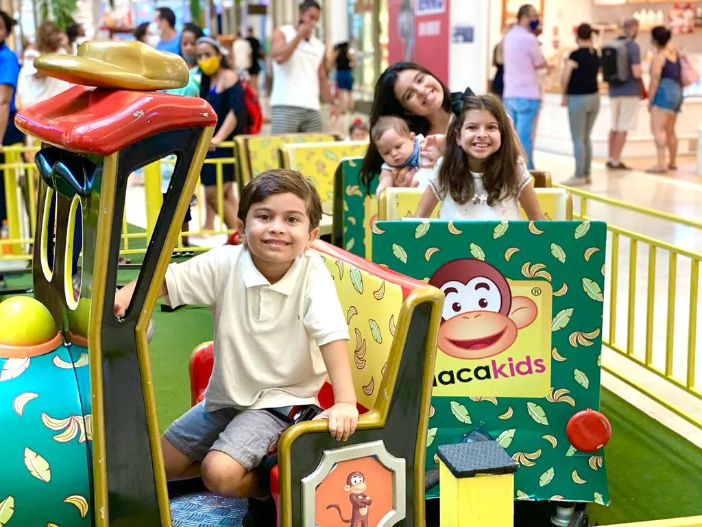 Parque temático para a criançada no Shopping Vitória