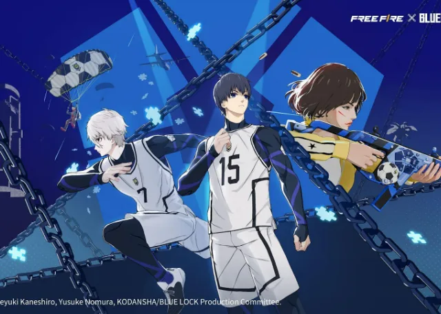 Free Fire anuncia colaboração com o anime de futebol BLUE LOCK