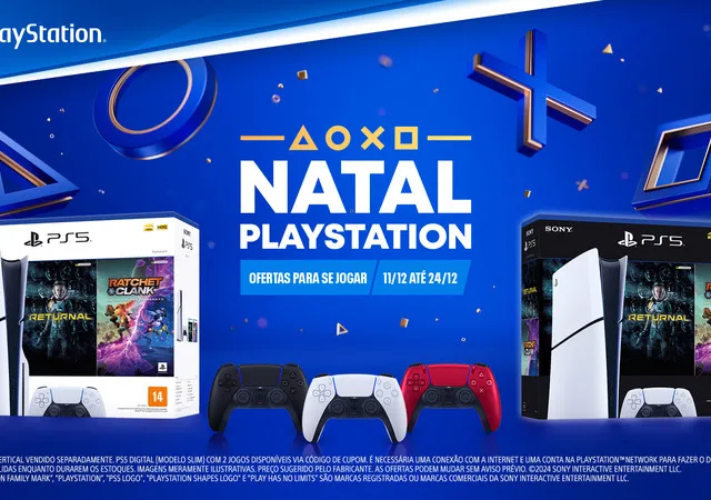 Promoção de Natal da PlayStation oferece descontos especiais